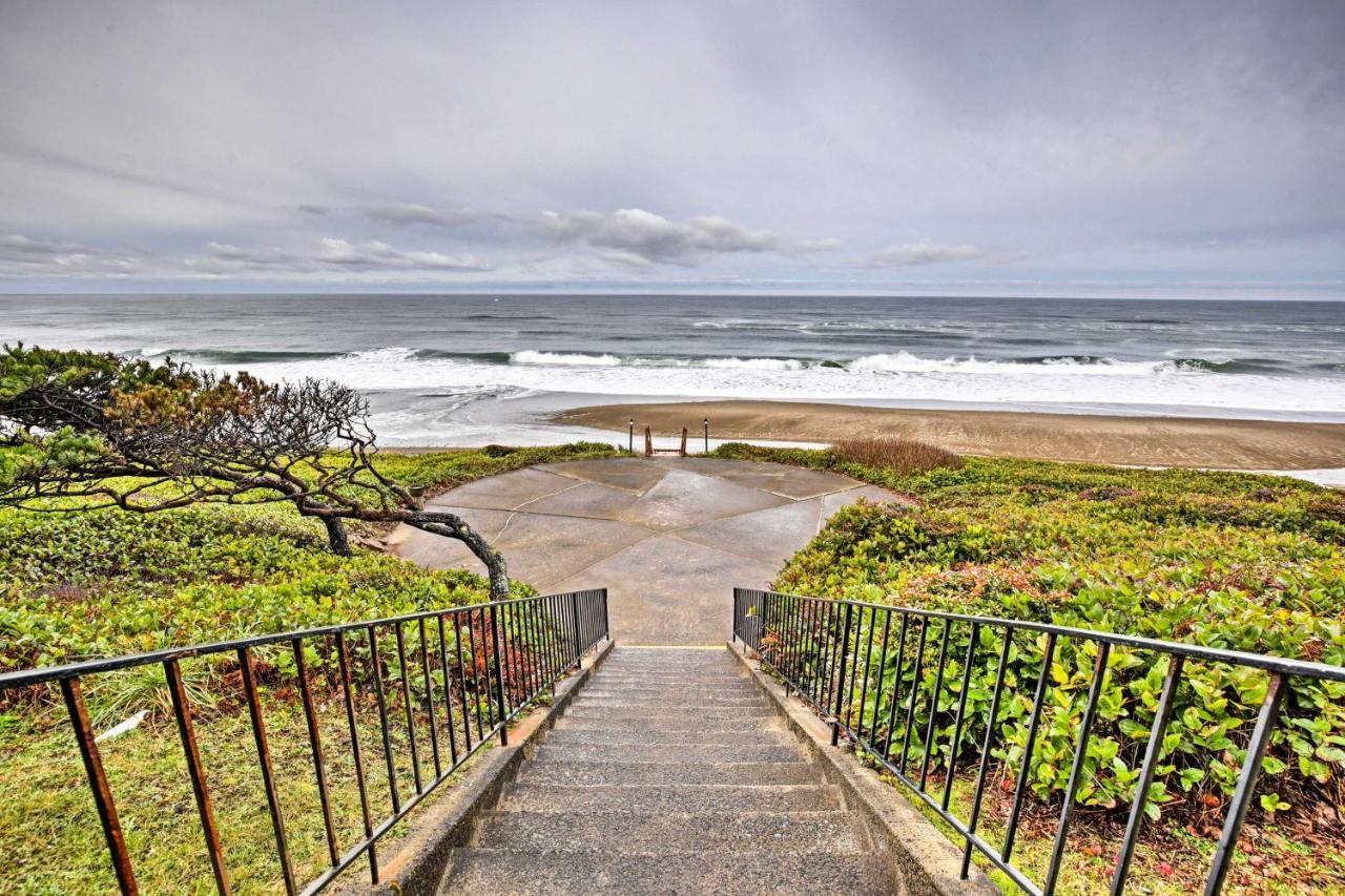 Lincoln City Oceanfront Condo, Near Lincoln Beach! Eksteriør billede